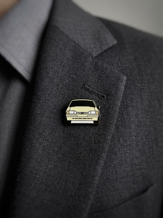 Foxbody Lapel Pin (Tropical Yellow Edition)
